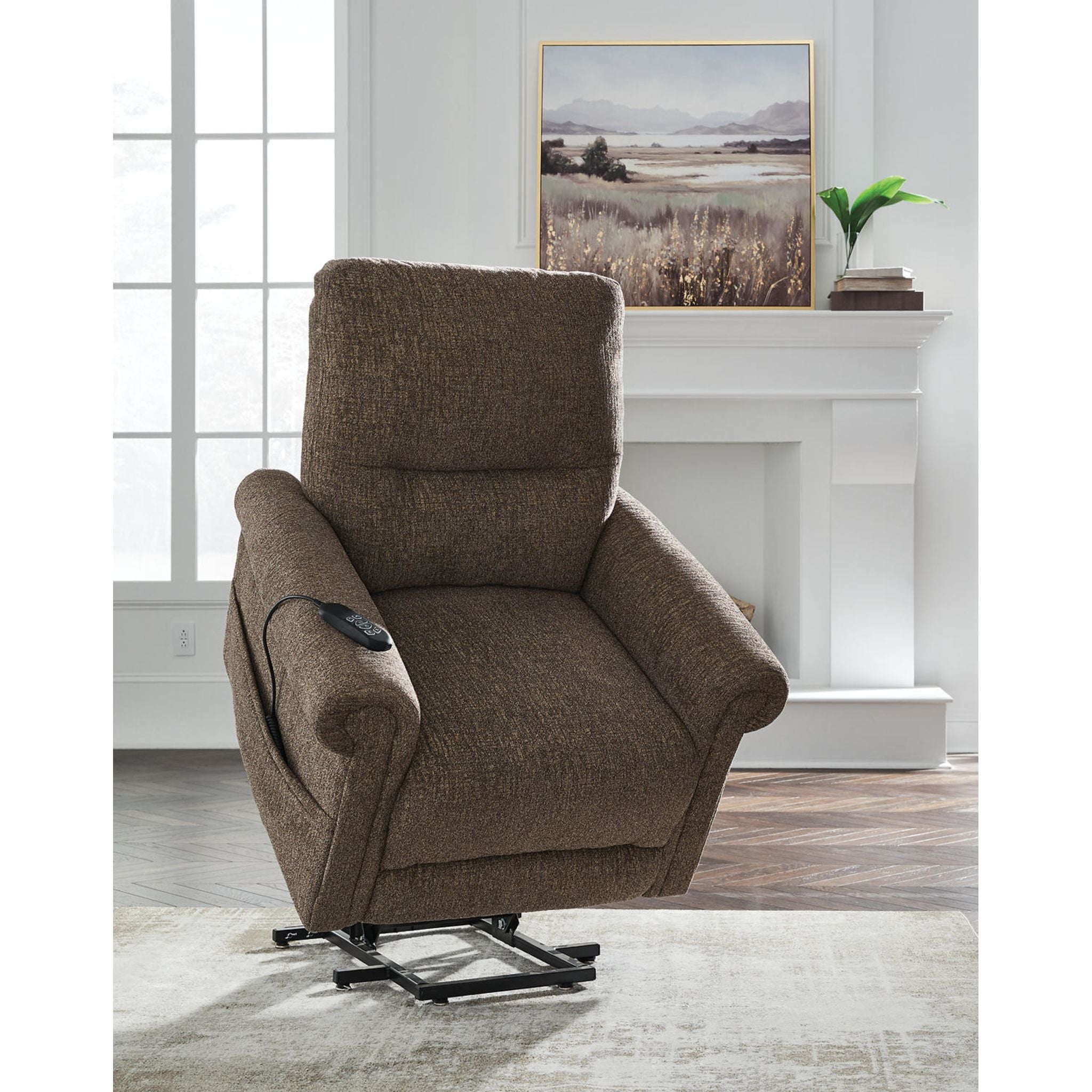 Aureta Power Lift Recliner Chair for Elderly - Electric Massage Reclining Sofa with Heat & USB Ports - Perfect for Living Room, Home Theater & Senior Comfort