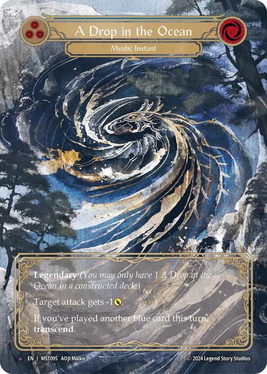Marvel Inner Chi MST095 Cold Foil Trading Card - Mistveil Series Collectible for TCG Players & Marvel Fans | Perfect for Game Nights, Tournaments & Display Collections