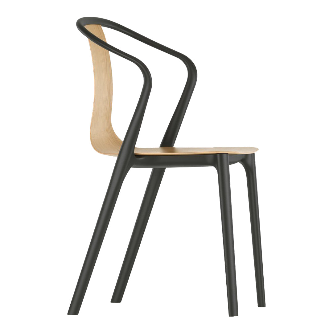 Belleville Wood Armchair - Modern Solid Wood Accent Chair for Living Room, Bedroom & Office - Comfortable & Stylish Seating Furniture