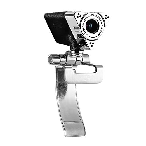 1080P HD Webcam with Microphone - USB Plug & Play, No Driver Needed, Low Light Correction - 1920x1080 Resolution for Laptops, Desktops & Smart TVs - Perfect for Video Conferencing, Online Classes & Streaming