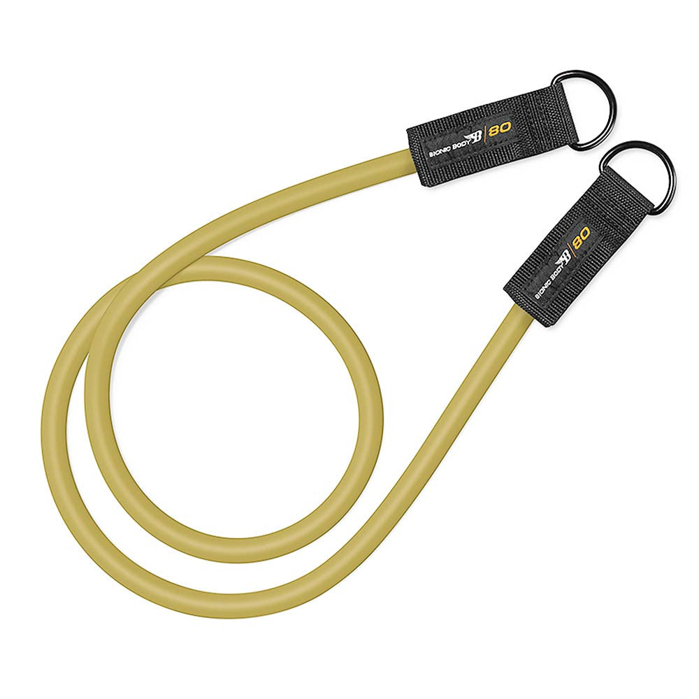 80lb Resistance Band - Bionic Body BBRT 0080 Heavy Duty Exercise Tube for Strength Training, Home Workouts & Physical Therapy | Perfect for Gym, Fitness & Rehabilitation