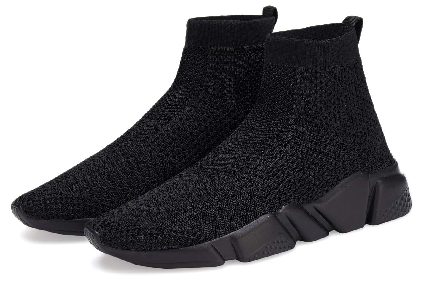 Santiro Women's Lightweight Slip-On High Top Sneakers - Comfortable Gym & Walking Shoes for Workout, Running, and Casual Wear