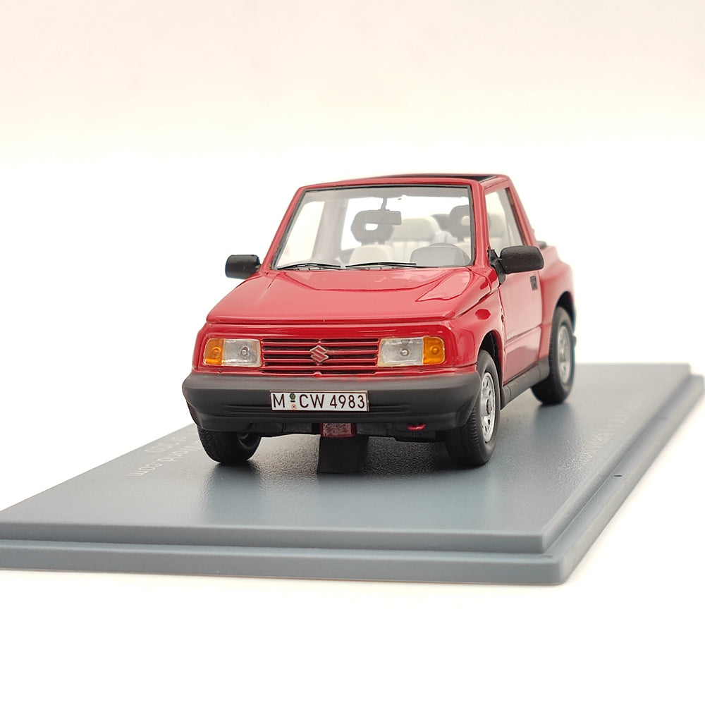 1/43 NEO SCALE MODELS Suzuki Vitara 1.6 JLX Convertible Red Resin Die-Cast Car - Limited Edition Collectible for Display & Model Car Enthusiasts