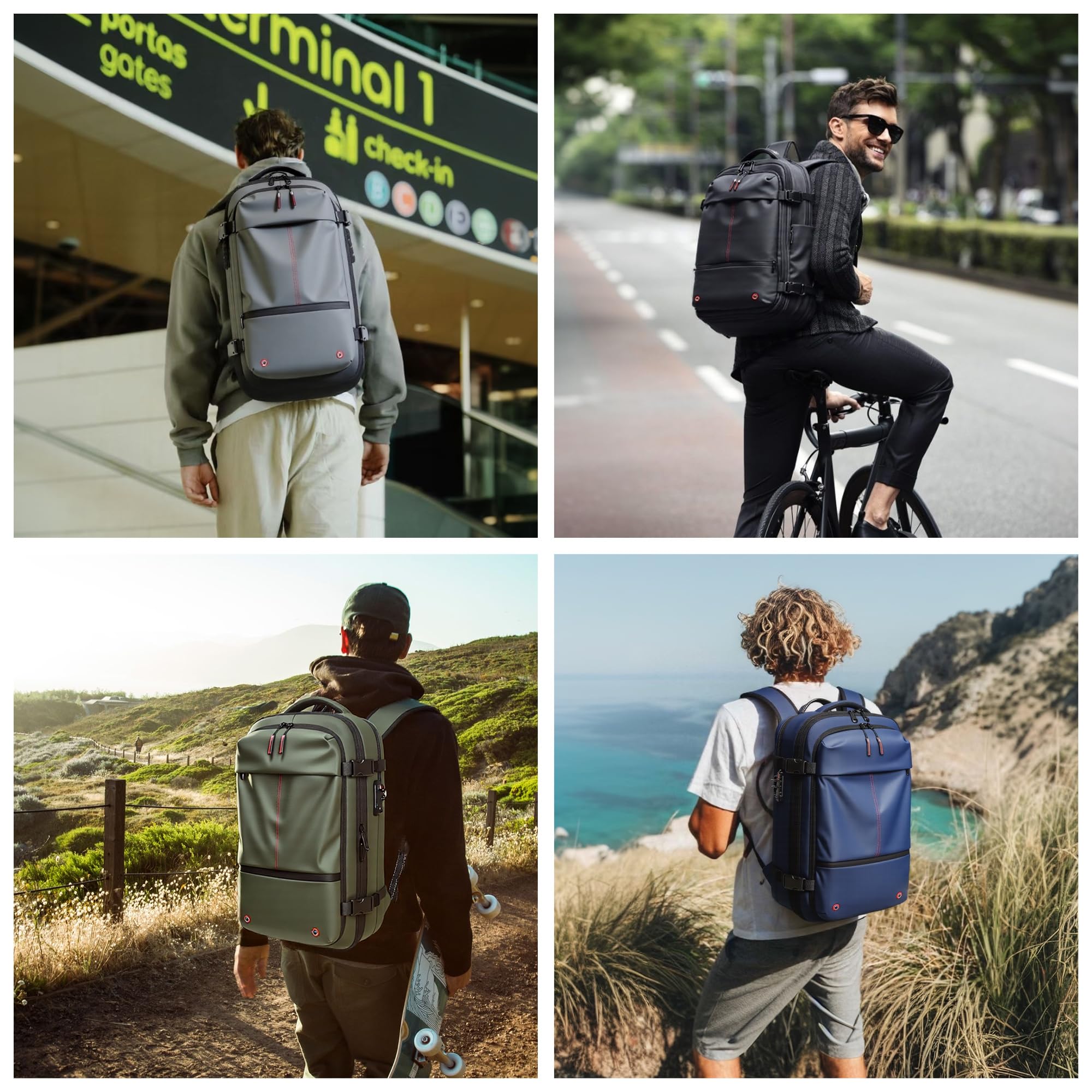 Vacuum Seal Travel Backpack with Pump - 17