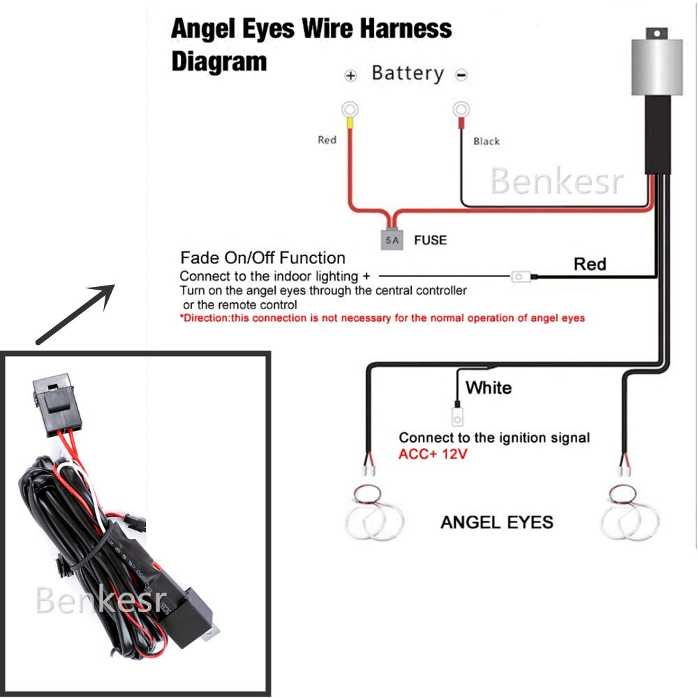 BMW 3 Series E90 E92 E93 M3 Angel Eyes Headlights - DTM Style LED Daytime Running Lights for Enhanced Visibility