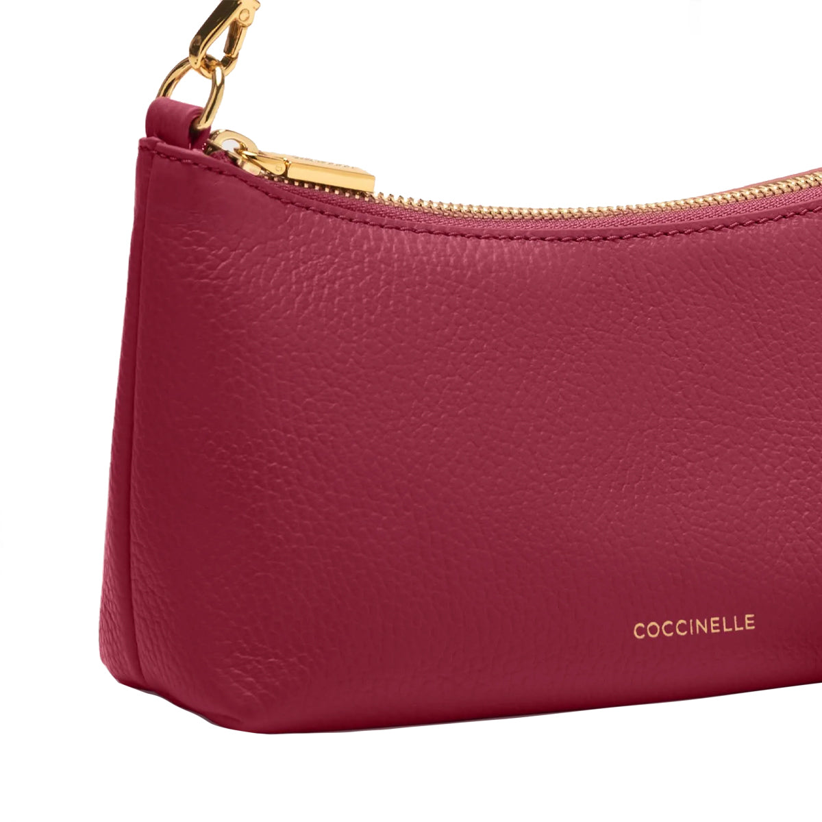 Coccinelle Aura Sangria Mini Crossbody Bag QH0550101 - Stylish Leather Purse for Women, Perfect for Parties & Evening Events