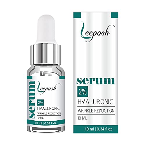 Best Hyaluronic Acid Serum for Face - Anti-Aging Moisturizing Treatment with Derma Roller - Perfect for Daily Skincare & Night Routine