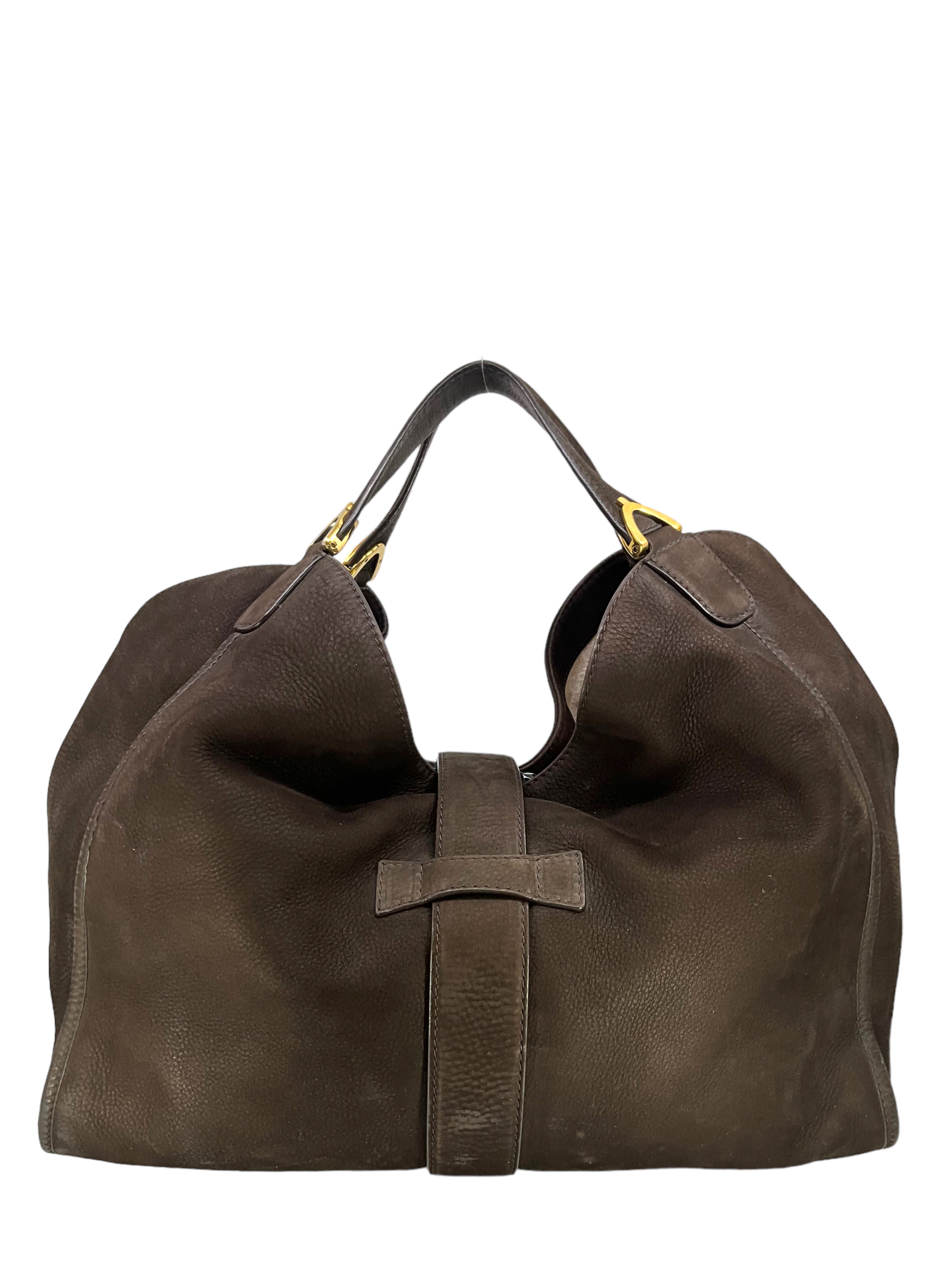 GUCCI Suede Soft Stirrup Large Hobo Bag - Premium Leather Shoulder Handbag for Women, Fashionable Crossbody Purse with Adjustable Strap (Perfect for Work, Travel & Daily Use)