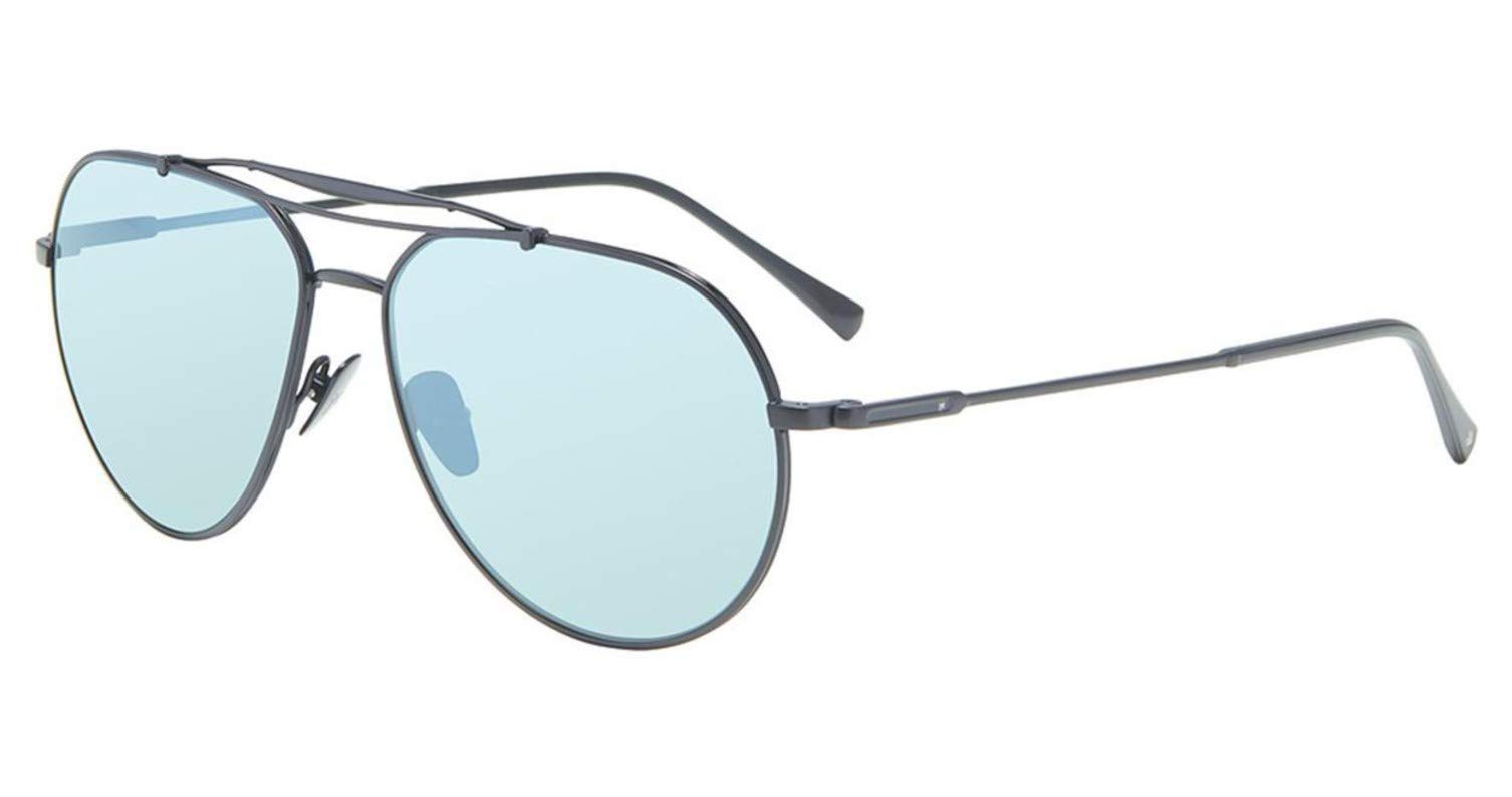 John Varvatos V 549 Black Sunglasses for Men - Classic Aviator Style UV Protection - Perfect for Outdoor Activities, Travel & Driving