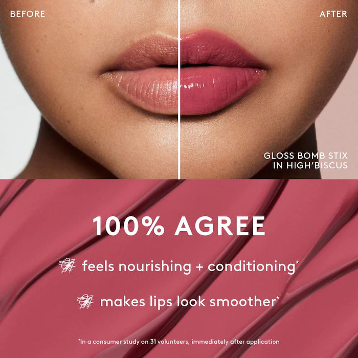 Fenty Beauty Gloss Bomb Universal Lip Luminizer - High Shine Lip Gloss for Plump, Hydrated Lips | Perfect for Everyday Wear, Date Night & Special Occasions