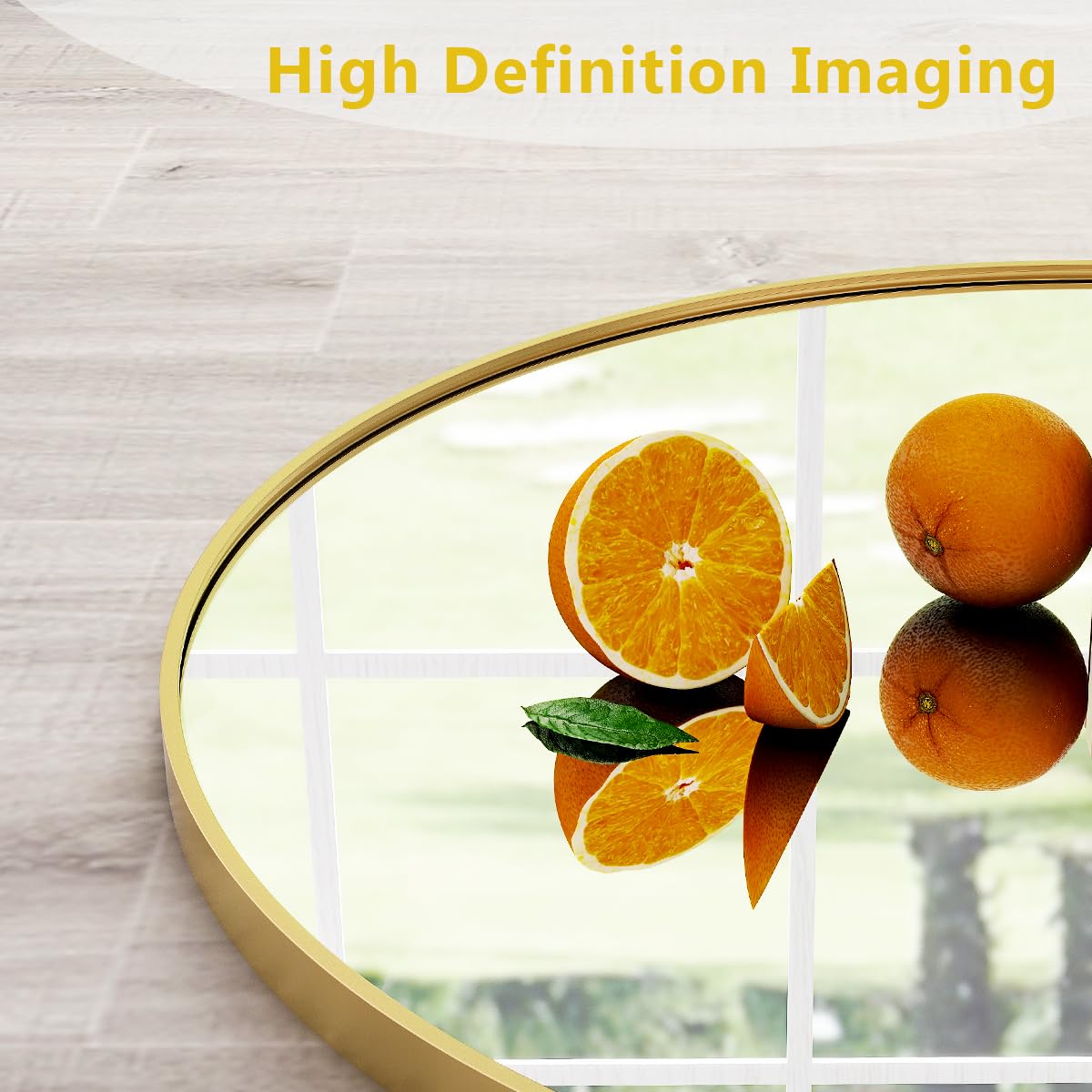 HARRITPURE 28x36 Inch Gold Arch Mirror - Wall Mounted Bathroom Vanity Mirror with Metal Frame for Bedroom, Living Room & Entryway - Perfect for Makeup, Home Decor and Space Illusion