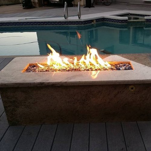 Premium T24CK+ Deluxe LP Fire Pit Kit with 24