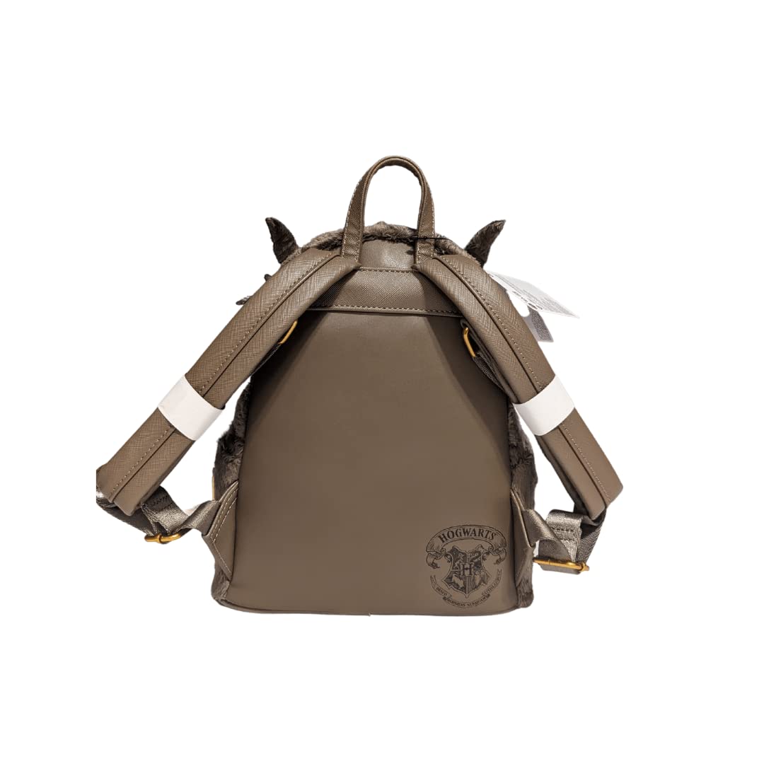 Loungefly Harry Potter Monster Book of Monsters Backpack - Official Licensed Double Strap Shoulder Bag for Cosplay, Halloween Costume & Wizarding World Fans - Perfect for Comic Con, Theme Parks & Harry Potter Merch Collectors
