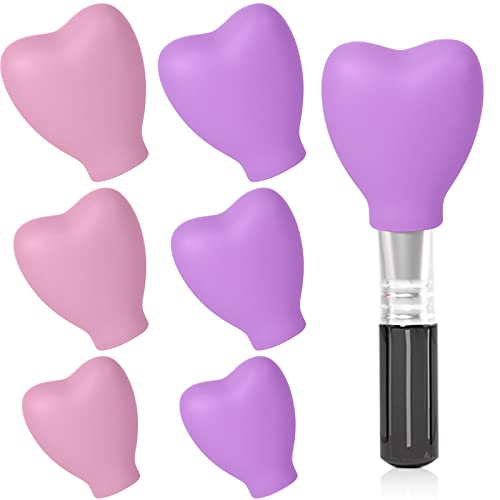 **6-Piece Silicone Makeup Brush Covers Set - 3 Sizes Dustproof & Reusable Travel Brush Protectors for Women & Girls - Perfect for Home, Travel & On-the-Go Makeup Organization**