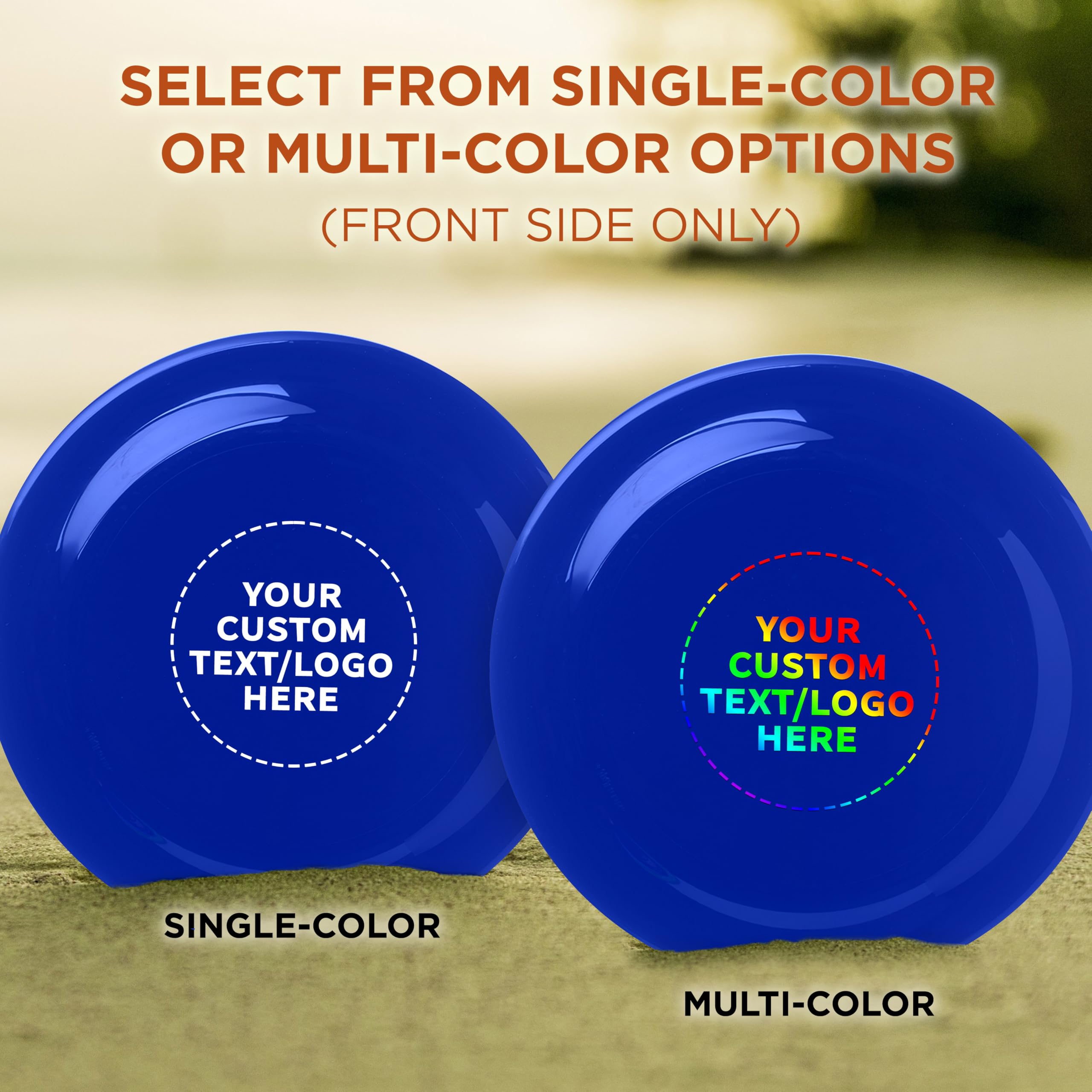 **Bulk 9.25 Inch Frisbee Flying Discs - Durable Outdoor Sports Disc for Beach, Park & Backyard Fun - Family & Dog-Friendly Flying Disc Game (Set of X)**    *(Replace 