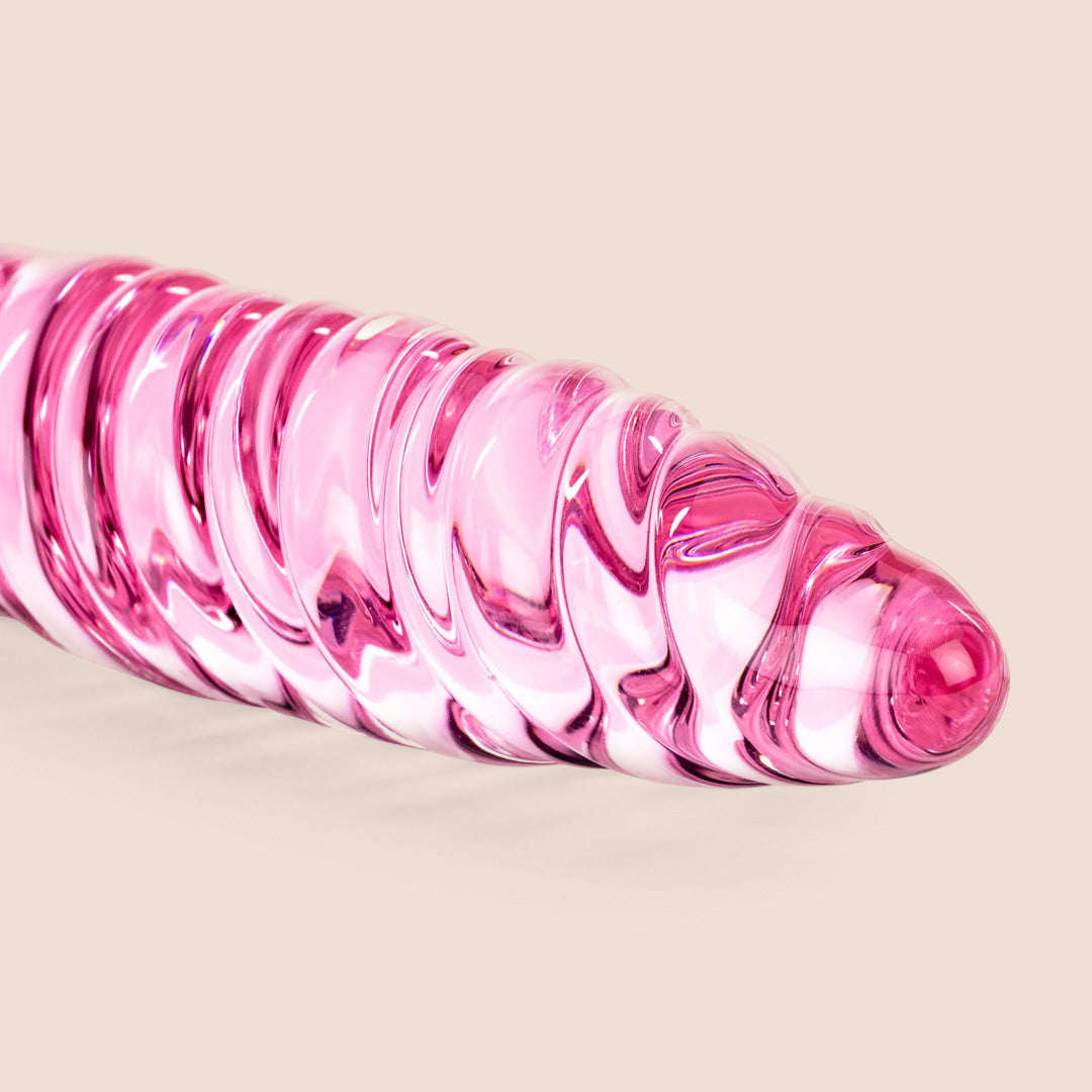 Icicles No. 57 Glass Dildo - Premium Handmade Glass Adult Toy for Women & Couples - Perfect for Sensual Play, Temperature Play & G-Spot Stimulation