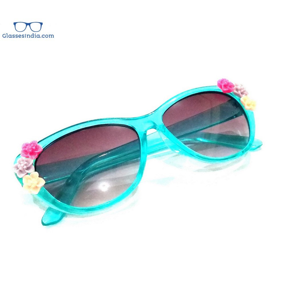 Green Kids Fashion Sunglasses TKS004 - UV400 Protection, Lightweight & Durable Frame - Perfect for Outdoor Play, Beach, and Summer Activities