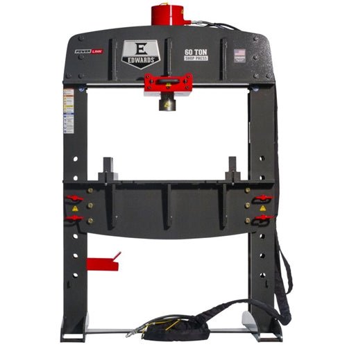60 Ton Hydraulic Shop Press - Heavy Duty Industrial Bench Press for Metalworking, Automotive Repair & Woodworking Projects