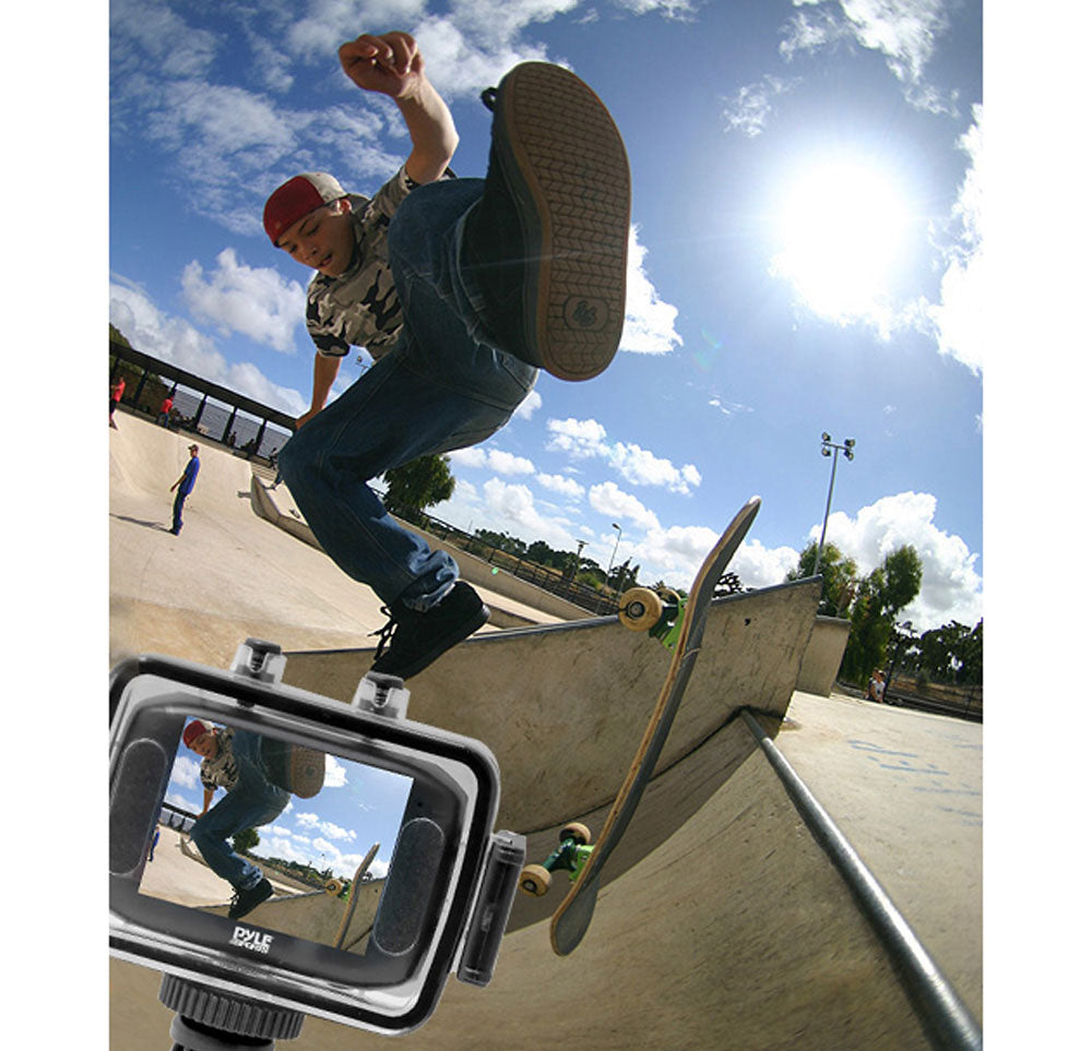 720P HD Waterproof Sports Action Camera - Portable for Cycling, Skiing, Diving & Outdoor Adventures | Compact & Lightweight for Travel Vlogging