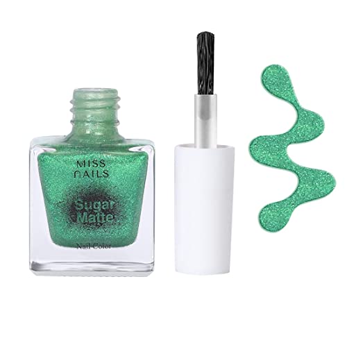 Miss Nails 15 Non-Toxic Nail Polish Set - Matte Finish Sugar Matte Collection (8ml) for Women - Perfect for Home Manicures, Parties & Gift Giving