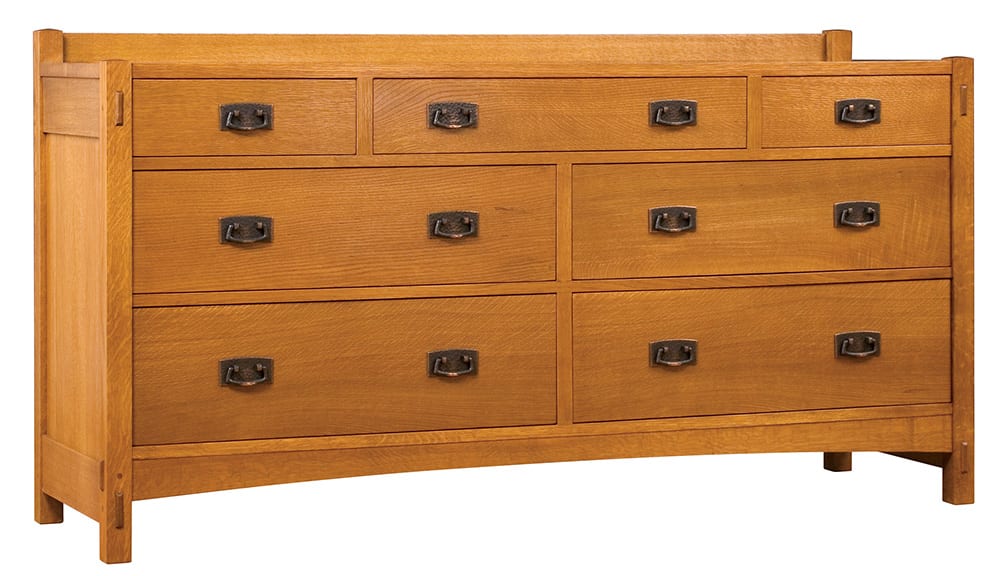 Triple Dresser - 3-Drawer Wooden Chest for Bedroom Storage | Organize Clothes, Linens & Accessories | Perfect for Master Bedroom, Guest Room & Nursery