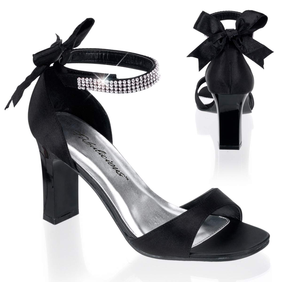 Fabulicious Romance-372 Women's Ankle-Strap Sandals | Comfortable Heeled Dress Shoes for Weddings, Parties & Date Nights