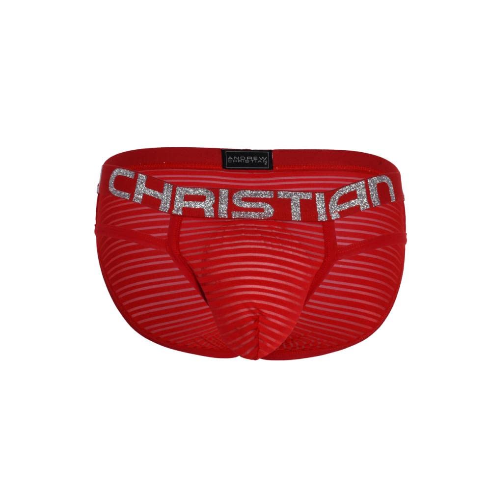 Andrew Christian Almost Naked Mesh Briefs - Ultra Soft Men's Underwear with Breathable Fabric for Comfort & Style | Perfect for Gym, Daily Wear & Intimate Moments