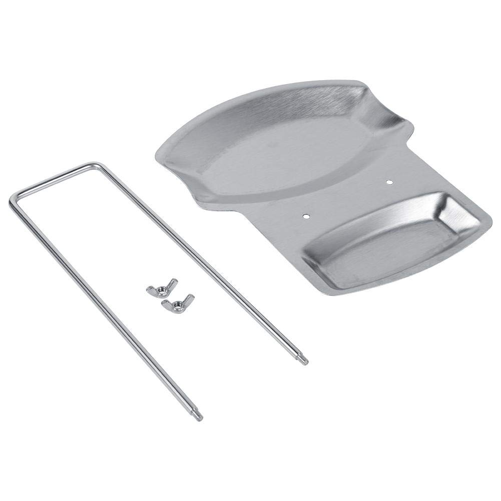 Stainless Steel Spoon Holder & Pot Lid Organizer - Kitchen Utensil Rack for Cooking, Pan Cover Stand - Perfect for Storing Hot Utensils & Lids in Home Kitchen