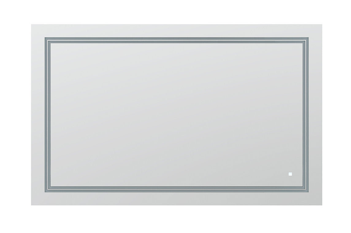 Aquadom SOHO 40x30 Inch LED Lighted Bathroom Mirror with Anti-Fog, Dimmable Touch Control - Perfect for Modern Vanity, Makeup, and Shaving