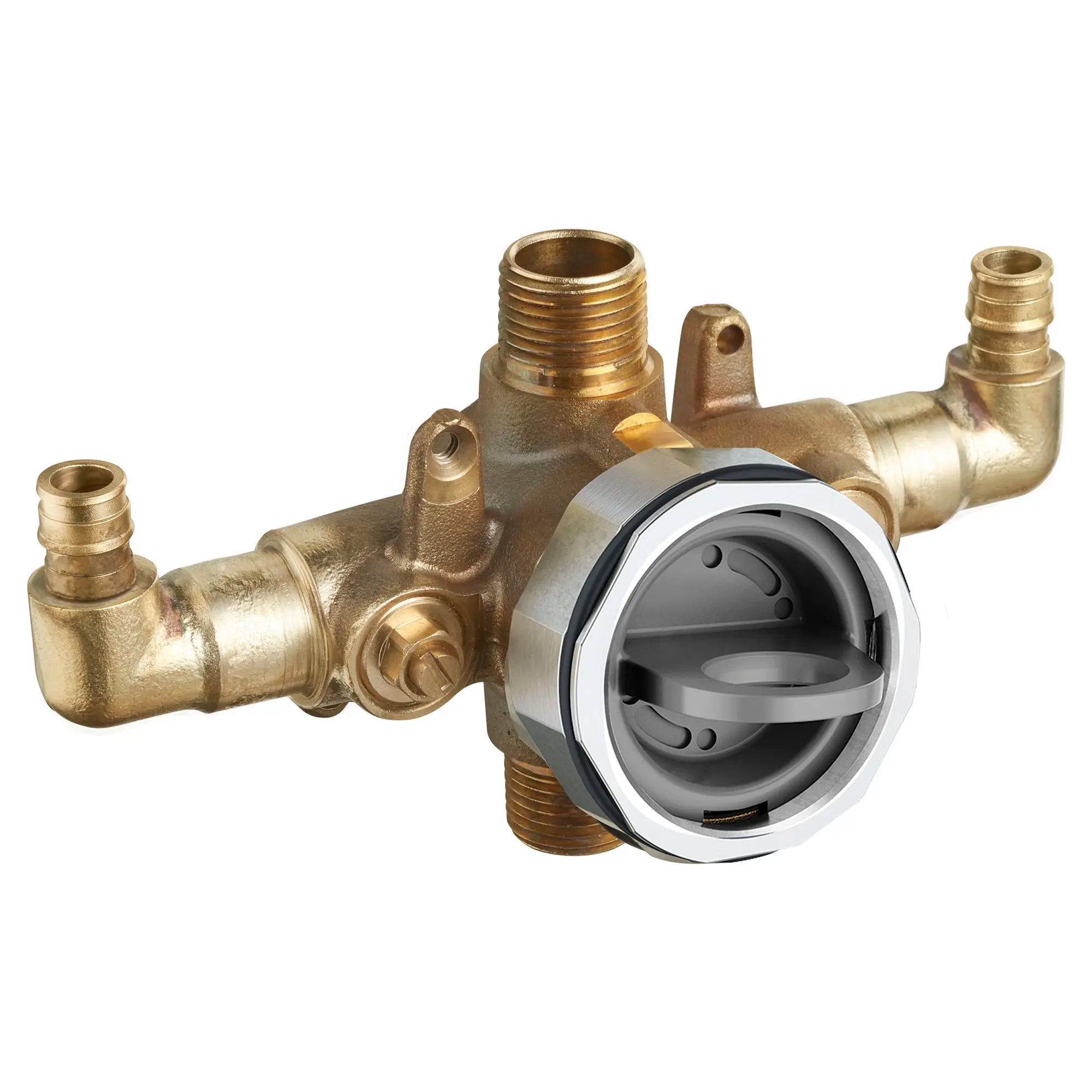 Flash® Universal Shower Rough-In Valve with PRX Inlet Elbows & Screwdriver Stops - Cold Expansion System Compatible - Perfect for Bathroom Renovations and New Construction Installations