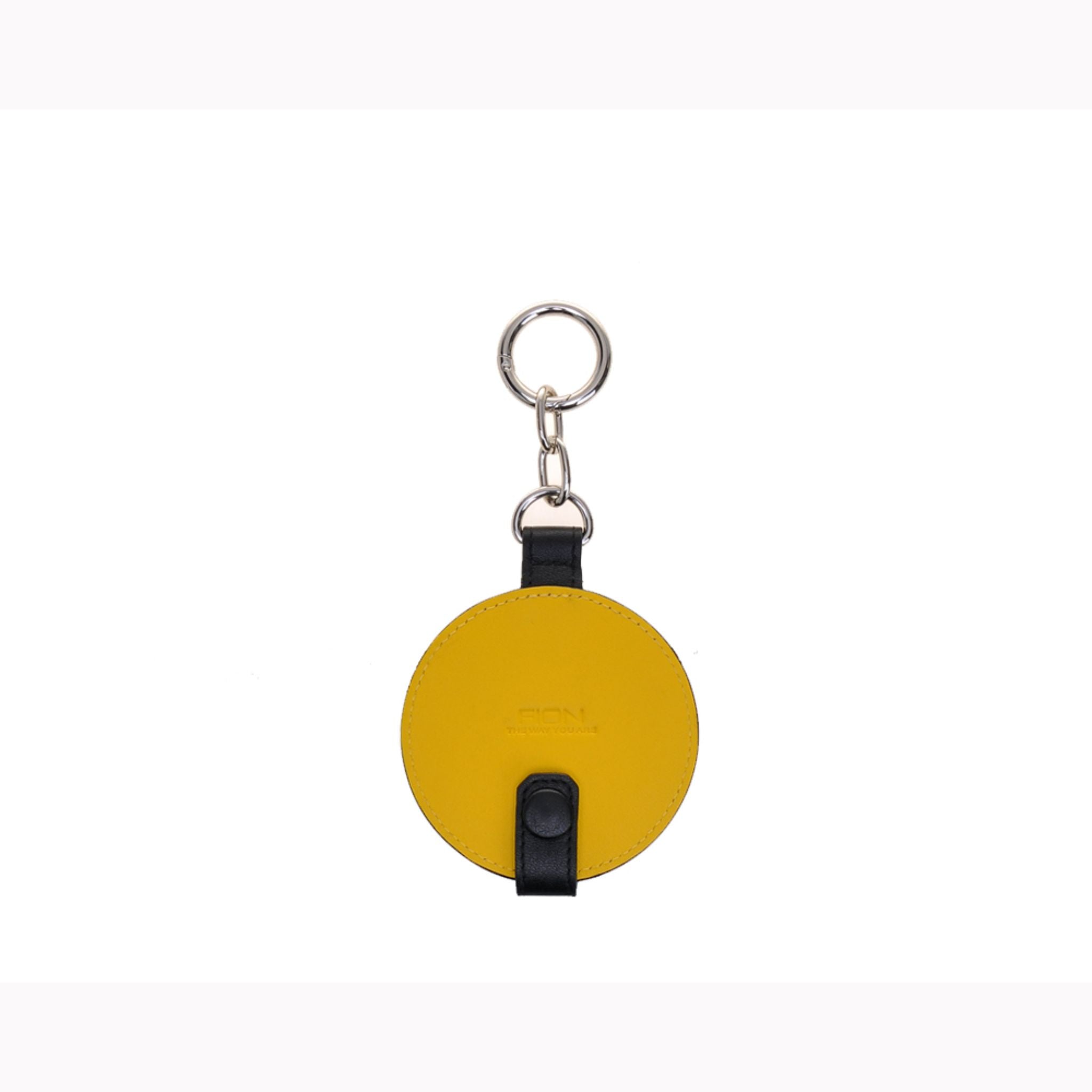 FION Minions Leather Handbag Charms & Mini Mirror - Cute Yellow Despicable Me Accessories for Women | Perfect for Cosplay, Gifts & Everyday Use