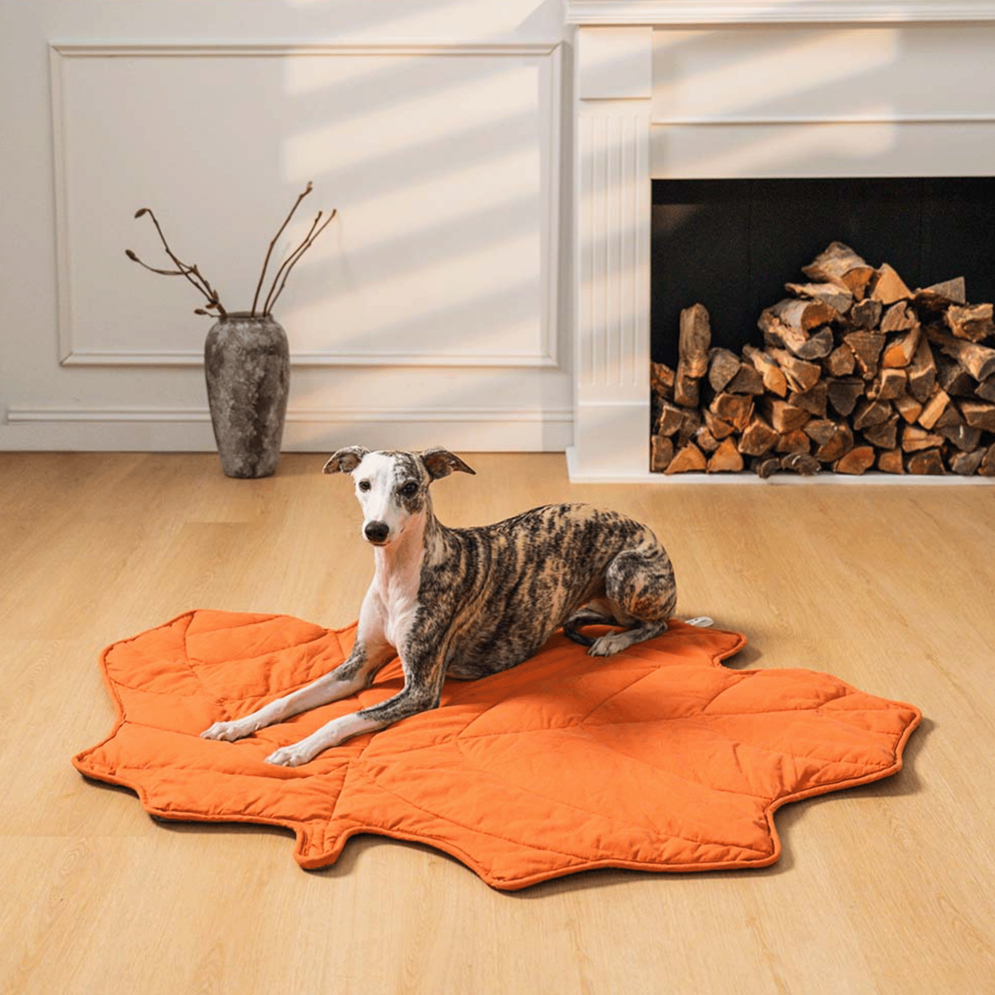 Premium Furry Foliage Pet Mat for Dogs & Cats - Soft Non-Slip Cushion for Bedroom, Living Room, or Kennel - Final Sale