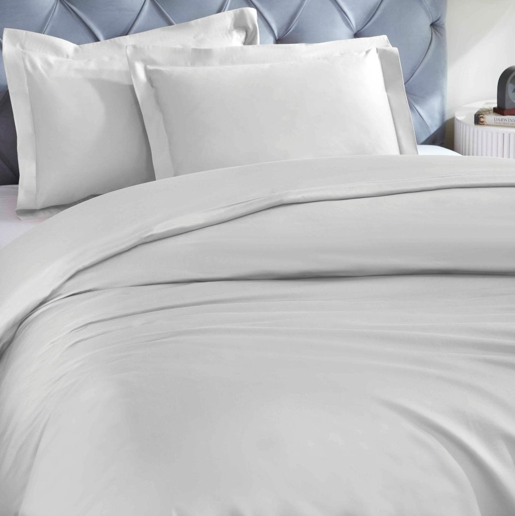 Luxury 1200 Thread Count Egyptian Cotton Duvet Cover Set - King Size, Soft Breathable Bedding for Hotel & Home Use