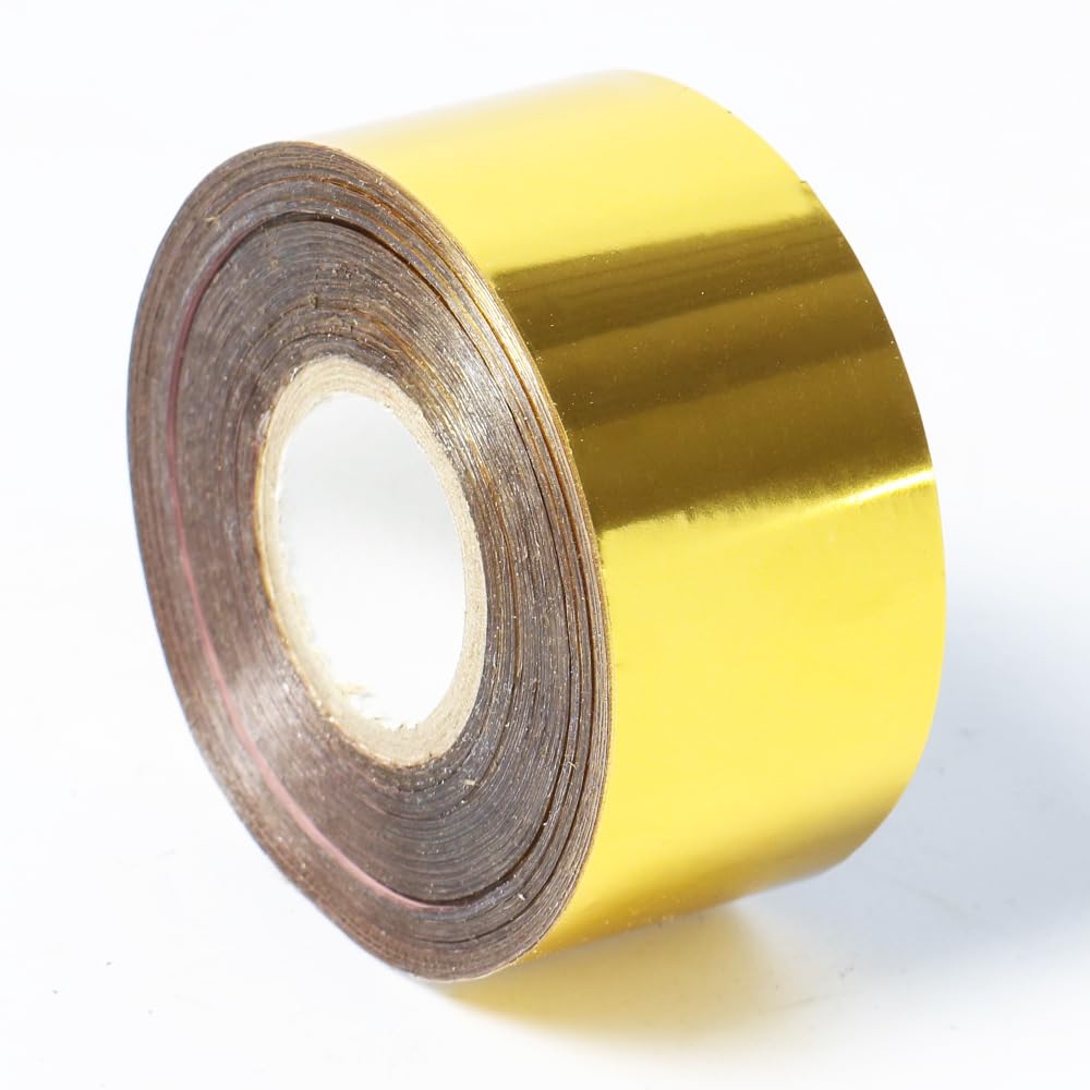 Premium Hot Stamping Foil Paper - Vibrant Gold Color for DIY Crafts, Scrapbooking & Card Making - Heat Transfer Foil Sheets for Professional Results