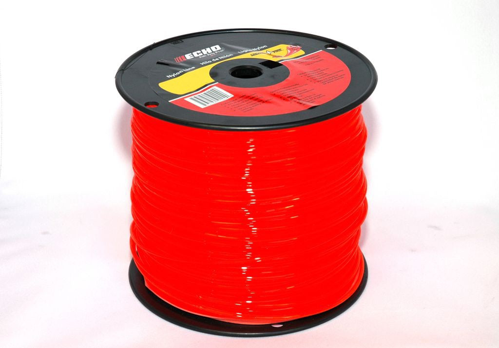 ECHO .080 Nylon Cross Fire Trimmer Line 3lb Roll - Heavy Duty Weed Eater String for Lawn Mower, Grass Trimmer & Yard Maintenance - Durable Cutting Line for Professional Landscaping & Home Garden Care