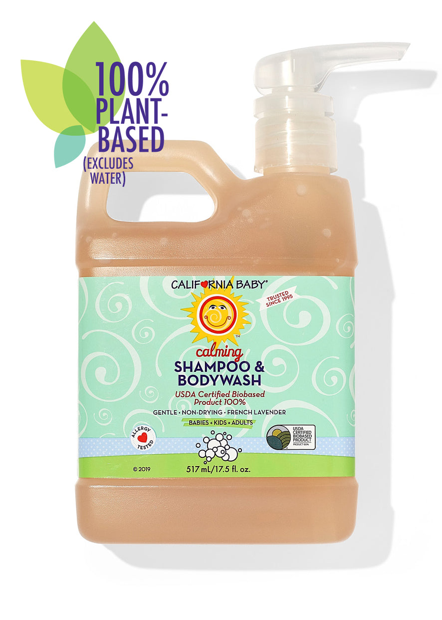 Calming™ Shampoo & Body Wash for Sensitive Skin - Gentle Cleansing for Babies & Adults - Perfect for Dry, Itchy Scalp & Stress Relief Bath Time