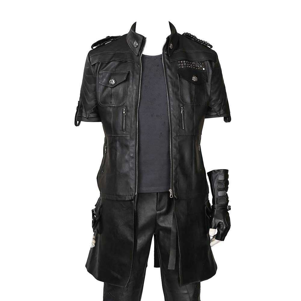 Final Fantasy XV FF15 Noctis Cosplay Costume Full Set for Halloween, Anime Conventions & Gaming Events - Premium Quality Roleplay Outfit for Fans & Collectors