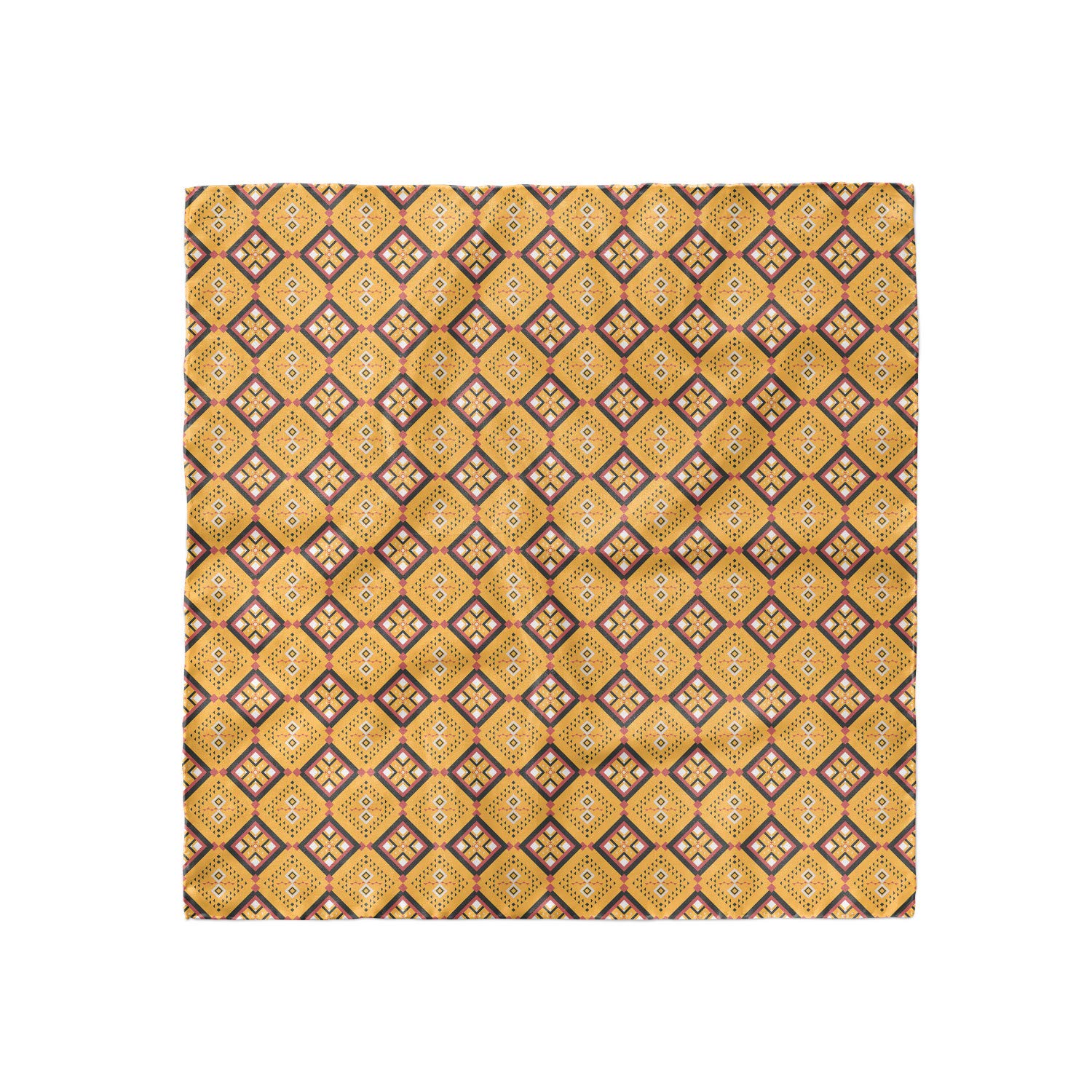 Ambesonne African Print Hair Scarf - Stylish Head Wrap with Tile Pattern for Women - Perfect for Braids, Dreadlocks & Natural Hair Protection