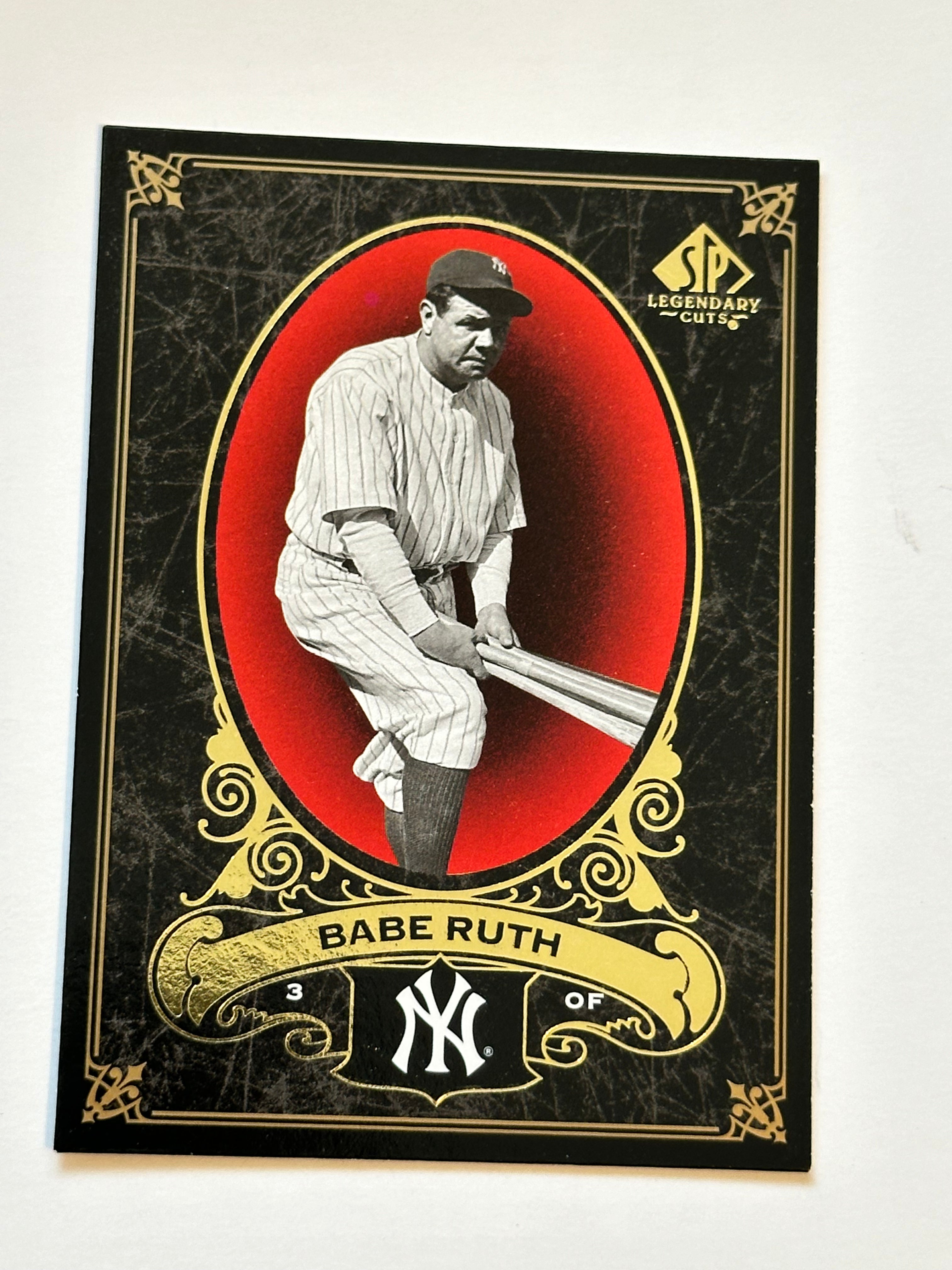 2007 Upper Deck Babe Ruth SP Baseball Insert Card - Rare Collectible for Sports Memorabilia & Trading Card Enthusiasts