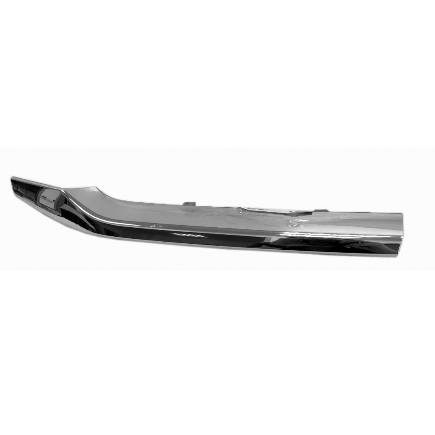 Replacement Chrome ABS Plastic Passenger Side Front Upper Grille Molding - CRSHX14453 | Compatible with [Vehicle Models] | Durable Auto Exterior Accessory for Car Restoration & Customization