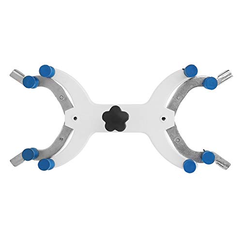 High Hardness Iron Burette Clamp - Compact Laboratory Burette Holder & Titration Clip (Butterfly Clip) for Chemistry Experiments & Science Labs