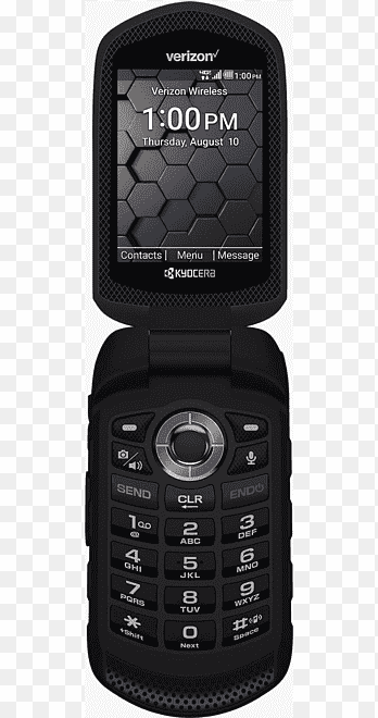 Kyocera DuraXV E4520 Ultra Rugged Flip Phone - Military Grade (MIL-STD-810G) Waterproof & Shockproof - Ideal for Construction, Outdoor Adventures & Emergency Use