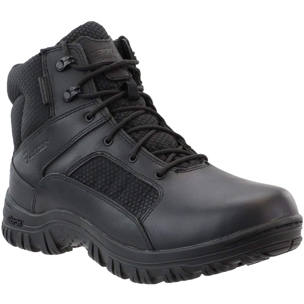 Bates Men's 5 Inch Tactical Waterproof Safety Boots for Firefighters - Slip Resistant Work Boots for Construction, Hiking & Outdoor Adventures