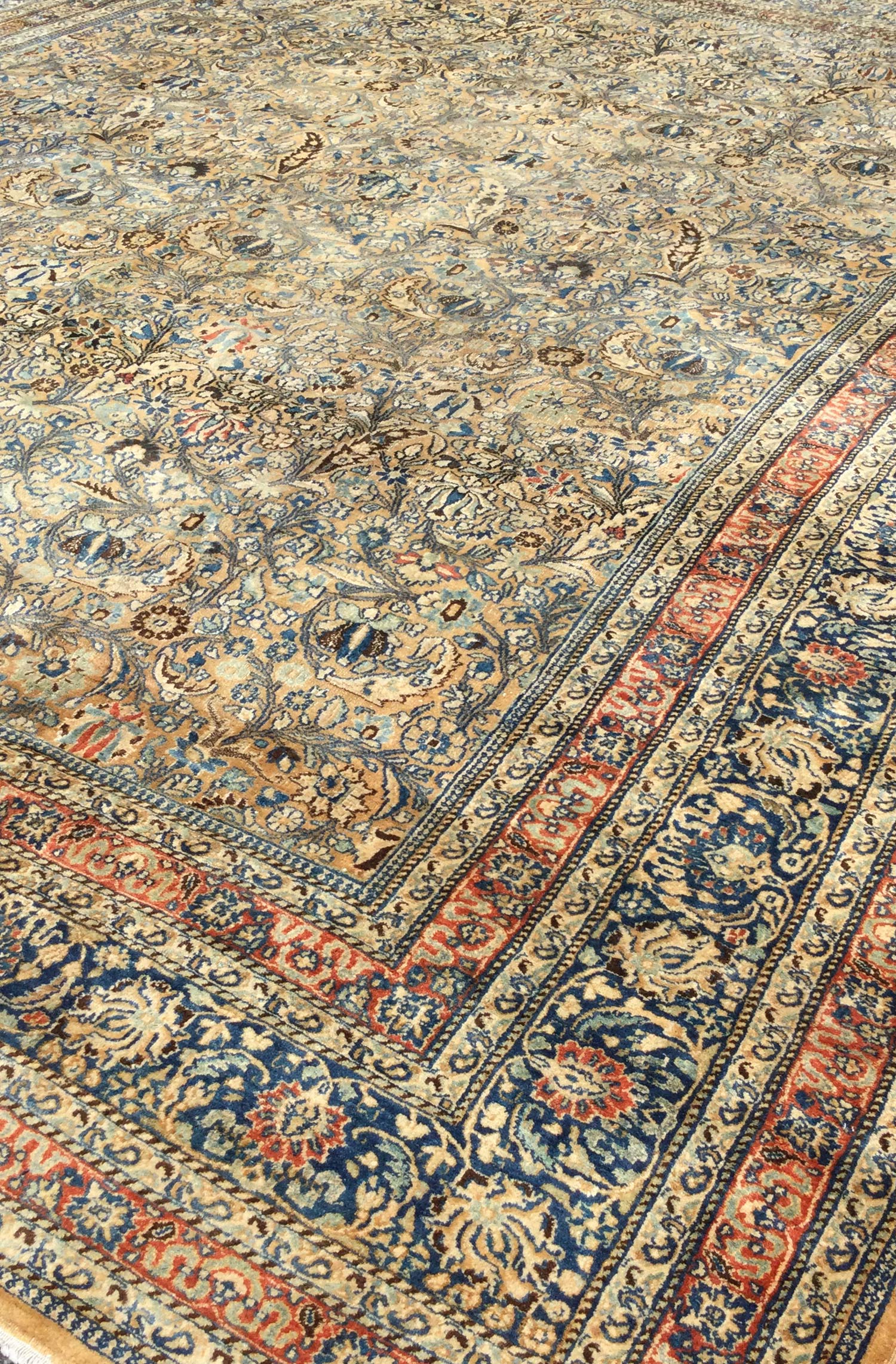 Antique Khurasan Handwoven Traditional Persian Rug - Vintage Oriental Carpet for Living Room, Bedroom & Home Decor - JF5163
