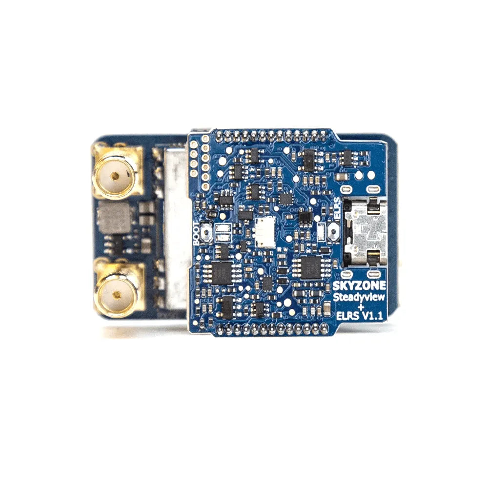 Skyzone Steadyview 4-in-1 Backpack Receiver for FPV Goggles V3.3 - HD Video Transmission Module for Drone Racing & Freestyle Flying