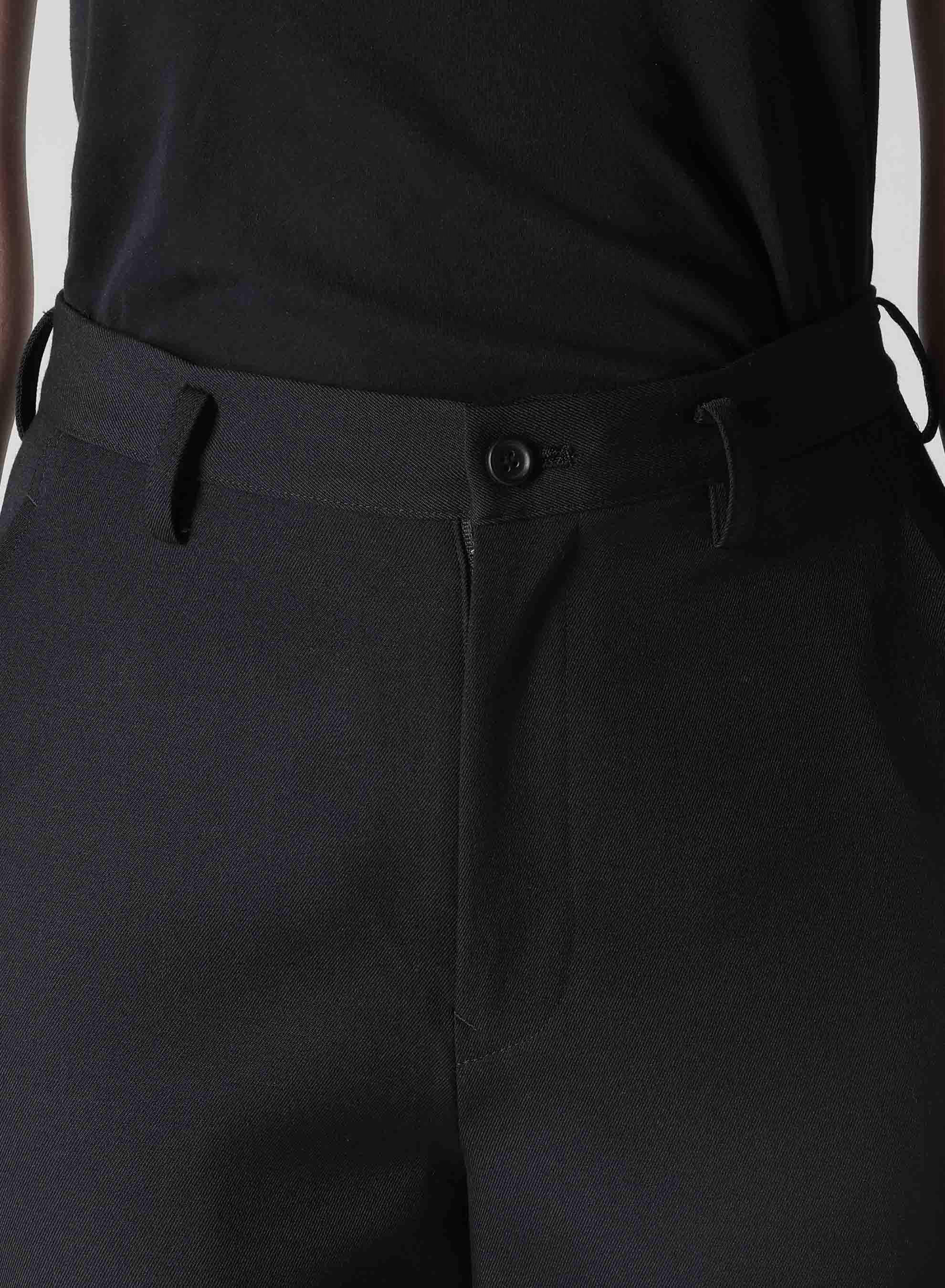 2/60 Wool Gabardine Slim Fit Dress Pants for Men - Classic Office & Business Attire - Perfect for Work, Weddings & Formal Events