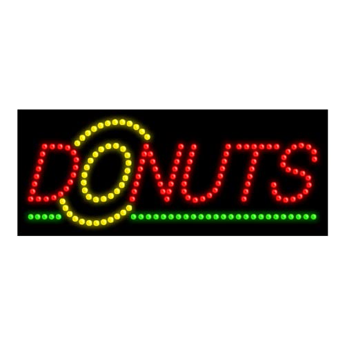 LED Donut Dots Sign #20050 - Perfect for Cafes, Bakeries, and Sweet Shops