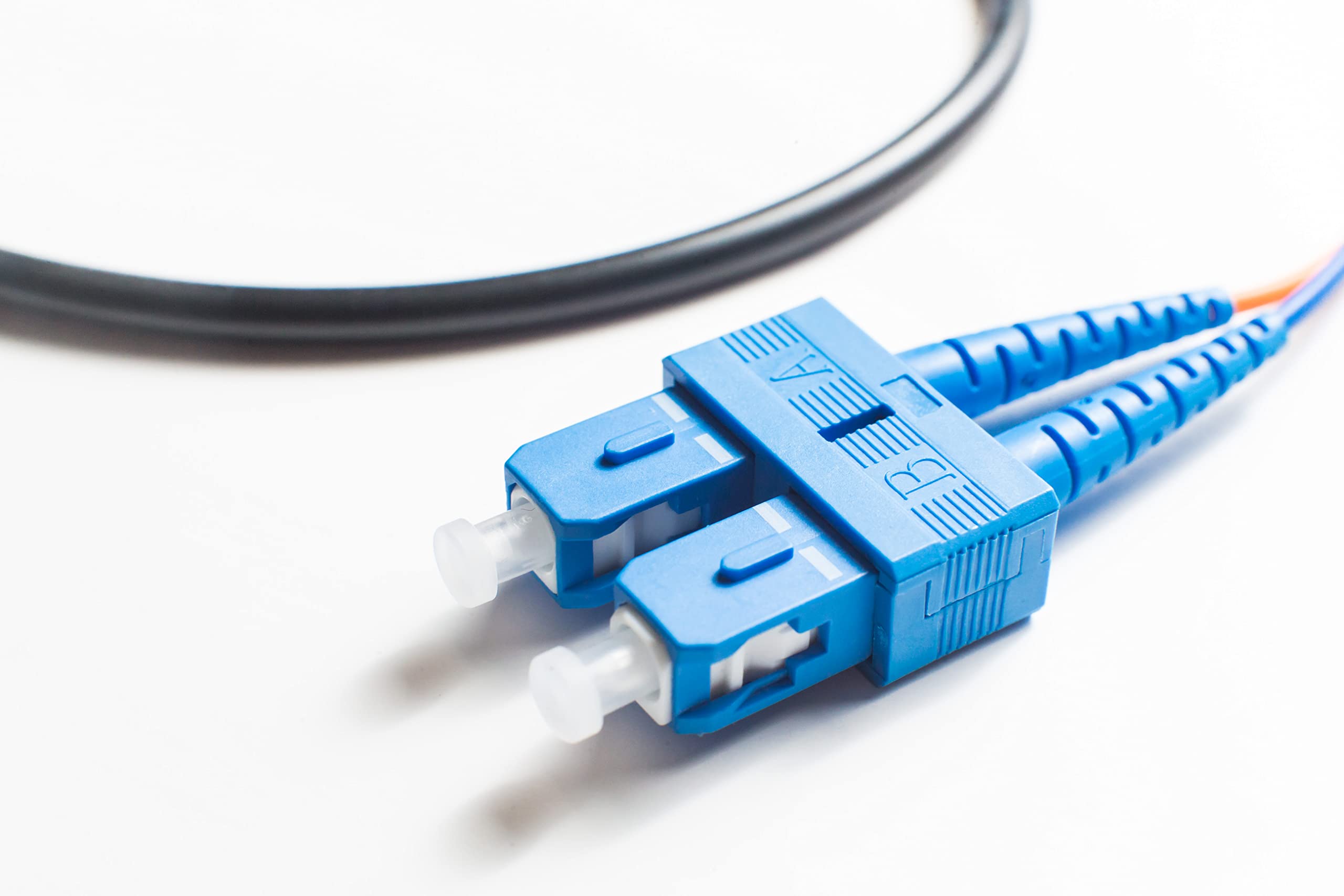 100M OS2 LC to SC Single-Mode Fiber Optic Cable - Indoor/Outdoor Duplex 9/125 Jumper (328ft) | Length Options 0.5M-300M | SMF LC-SC DX Black | Perfect for Data Centers, Telecom Networks & High-Speed Internet Connections