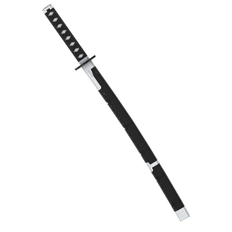 Gobricks 1253pcs MOC Samurai Sword Building Blocks Set - DIY Japanese Katana Model Kit for Adults & Teens - Perfect for Display, Collection, and Anime Cosplay Accessories