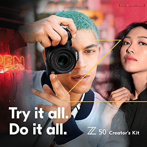 Nikon Z50 Mirrorless Camera Creator's Kit (Black) - Perfect for Vlogging, Travel & Content Creation